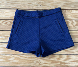 very j NWT women’s textured shorts Size L navy A5 - £9.02 GBP