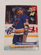 Vitali Prokhorov St. Louis Blues 1992 - 93 Fleer Ultra Rookie Card #397 - £0.76 GBP