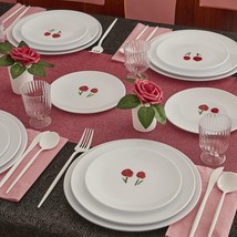 Plastic Dessert Plates for Party (10 PC) Heavy Duty Disposable Dinner Set 7.5&quot; - $14.35