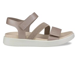 Ecco women&#39;s flowt strap sandal in Grey Rose - $92.00