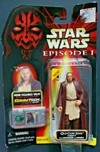 1999 Star Wars Black Series Episode 1 Qui-Gon Jinn Action Figure NIP U36 - £19.74 GBP