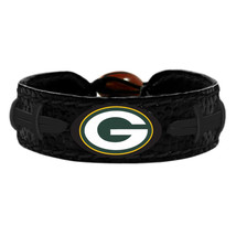 Green Bay Packers Bracelet Team Color Tonal Black Football CO - $558.63 MXN