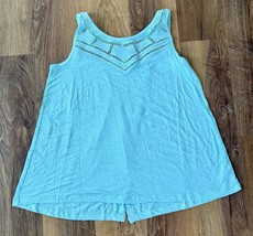 Maurices Tank Top Womens Medium Light Mint Teal Sleeveless  Lightweight NEW - $23.76