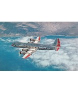 American Airlines First With Jets Across USA Electra Airplane Postcard A21 - $2.99