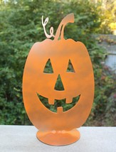 Jack O&#39; Lantern Pumpkin Cutout Porch Décor Halloween Autumn Fall Amish USA Made - £12.17 GBP