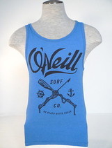 O'Neill Signature Modern Fit Blue Sleeveless Tank Muscle Shirt Men's NWT - £27.32 GBP