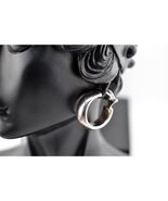 950 Sterling Silver Milor Italy Hoop Earrings - $56.93