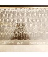 1952 Real Photo Military Fort Devens Massachusetts Framed CO K Roster E12 - €31,93 EUR