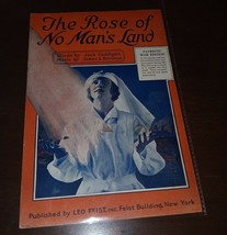 The Rose of No Man&#39;s Land Vintage 1918 WWI Patriotic War Edition Sheet Music - £14.70 GBP