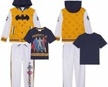 DC Justice League ~ BATMAN SUPERMAN FLASH ~ 3-Pc Set Jacket Tee Jogger ~... - $37.40