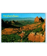 Oak Creek Canyon Rugged Land of Color AZ Landscape Postcard - $7.00