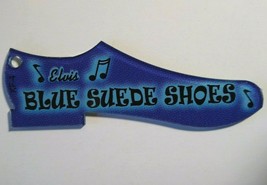 Elvis Presley Pinball Keychain Blue Suede Shoes Original Plastic Game Pr... - $10.93