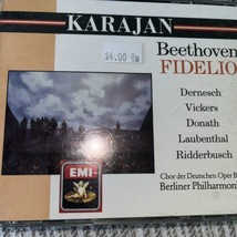 Beethoven - Fidelio 2 CDs - Karajan - Vickers - Berlin Philharmoniker - $9.38