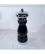 Vintage Williams Bounds Wooden Black salt Pepper Hand Grinder Mill WM Ad... - $49.00