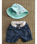 (2 Pcs for $8) Shorts, &amp; Hat, Size 18 Mo, Disney Hat + Nautica (BUNDLE S... - $10.44 CAD