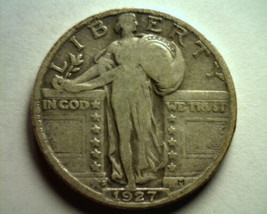 1927-S Standing Liberty Quarter Fine F Nice Original Coin Bobs Coins Fast Ship - £121.38 GBP