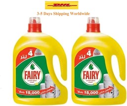 30,000 Dishes Fairy Concentrated Dishwashing Liquid Lemon  2x 2.3L equal... - $130.20