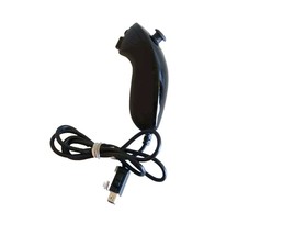 Authentic Nintendo Wii Nunchuck Controller Black OEM, Tested &amp; Working! - $10.72