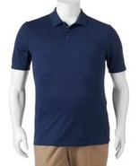 Mens Polo Big Tall Golf FILA Navy Short Sleeve Tru Dry Classic Shirt $48... - £15.91 GBP