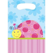 Lil Lady Bug Birthday Party Treat Loot Bags 8 Per Package New - £2.74 GBP