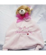 Baby Girl My First Valentines Day Bib &amp; Lovey Rattle - £10.95 GBP