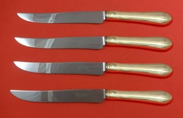 Lady Diana by Towle Sterling Silver Steak Knife Set 4pc Large Texas Sized Custom - £230.65 GBP