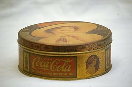 Vintage Style Advertising Ad Drink Coca Cola Coke Litho Tin Can Containe... - $16.82