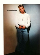 Jeremy Jordan teen magazine pinup clipping white shirt jeans Teen Machin... - $8.00