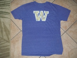  mens t shirt university washington huskies &quot;W&quot; logo XL - $21.00