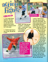 Aaron Carter barefoot singer  11"x8" Teen Magazine Pinup Mini Poster Cli... - $4.94