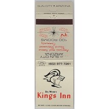 Universal Matchbook Cover Del Webb&#39;s Kings INN Sun City Arizona AZ - $3.91