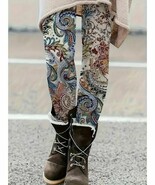 2 Pair Boho Women Girl Stretch Leggings Size Large - $314.15 MXN