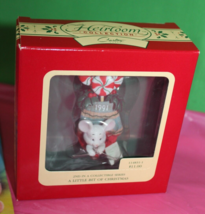 Carlton Heirloom A Little Bit Of Christmas 2nd In Series 1991 Holiday Ornament - £14.79 GBP