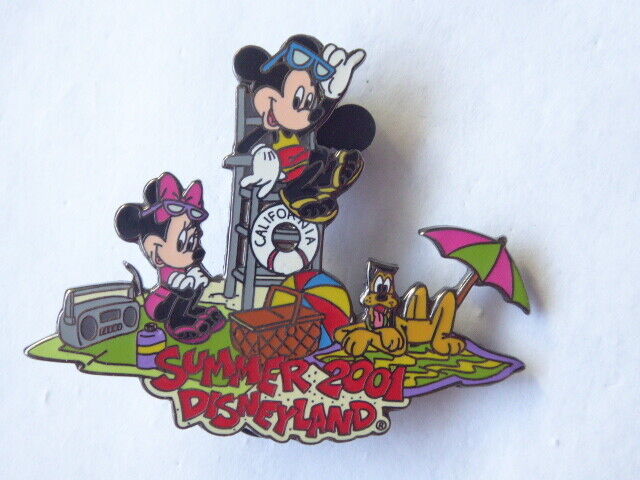 Primary image for Disney Trading Pins 6293 Disneyland Summer 2001 - Mickey, Minnie & Pluto On the