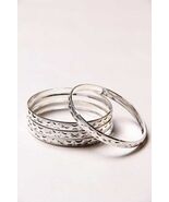 Bangles Silver Color 6.5mm 7pc Semanario Bangles - $20.00
