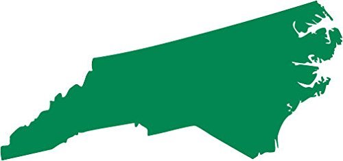 Picniva green North Carolina NC map removable Vinyl Wall Decal Home Dico... - $3.91