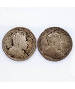 Lot of 2 Canadian 25C Coins 1905 and 1907 Fine Condition KM #11 - €58,26 EUR