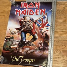 2004 IRON MAIDEN &quot;The Trooper&quot; 21.5” x 34” Funky #8002 Poster Bravado music - £13.85 GBP
