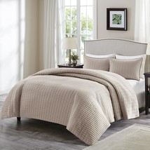Comfort Spaces Kienna Quilt Set - Luxury Double Sided Stitching Design, All - £50.21 GBP