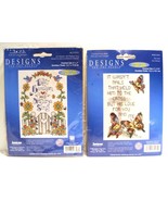 Janlynn Let Heaven And Nature Sing &amp; It Wasn&#39;t Nails Mini Stmpd X-Stitch... - £11.91 GBP