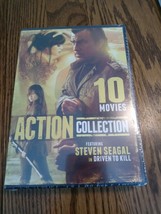 10-movie Action Collection DVD featuring Steven Seagal in Driven to Kill 2 cases - £7.86 GBP
