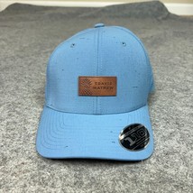 Travis Mathew Mens Hat Snapback Blue Brown Logo Golf Outdoor Sports Casu... - £18.95 GBP