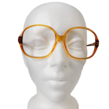 Esprit Vintage Eyeglasses Optyl 7042 Fiery Orange Plastic Oversize 54-16... - $45.00