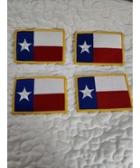 TEXAS State Flag Embroidery Sew-On or Iron-On Patches.  Lot of 4   Nice - $24.61 CAD