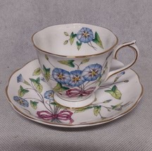 Royal Albert Morning Glory Teacup And Saucer Countess Shape Flower Of Th... - £33.58 GBP