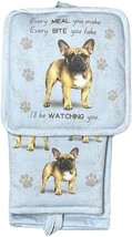 French BullDog 3-Piece Kitchen Set - Oven Mitt, Pot Holder &amp; Kitchen Tow... - $32.51 CAD