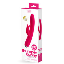 Vedo Thumper Bunny Rechargeable Dual Vibe Pretty Pink - $75.95