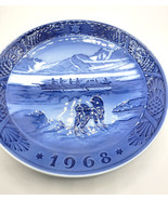 1968 Christmas Plate Kai Lange The Last Umix by Royal Copenhagen Denmark - £27.32 GBP