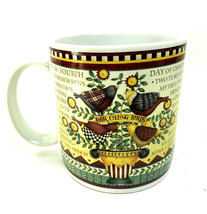 Sakura Debbie Mumm Four Calling Bird 12 Days of Christmas Coffee Mug Cup... - £10.98 GBP