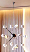 Mid century 12 Arm Eyeball Shades Sputnik Chandelier home interior elegant light - £332.01 GBP